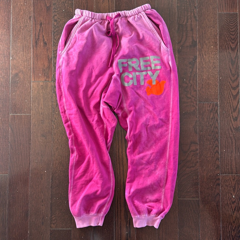 BNWT Free City sun fades pocket sweatpants XS
